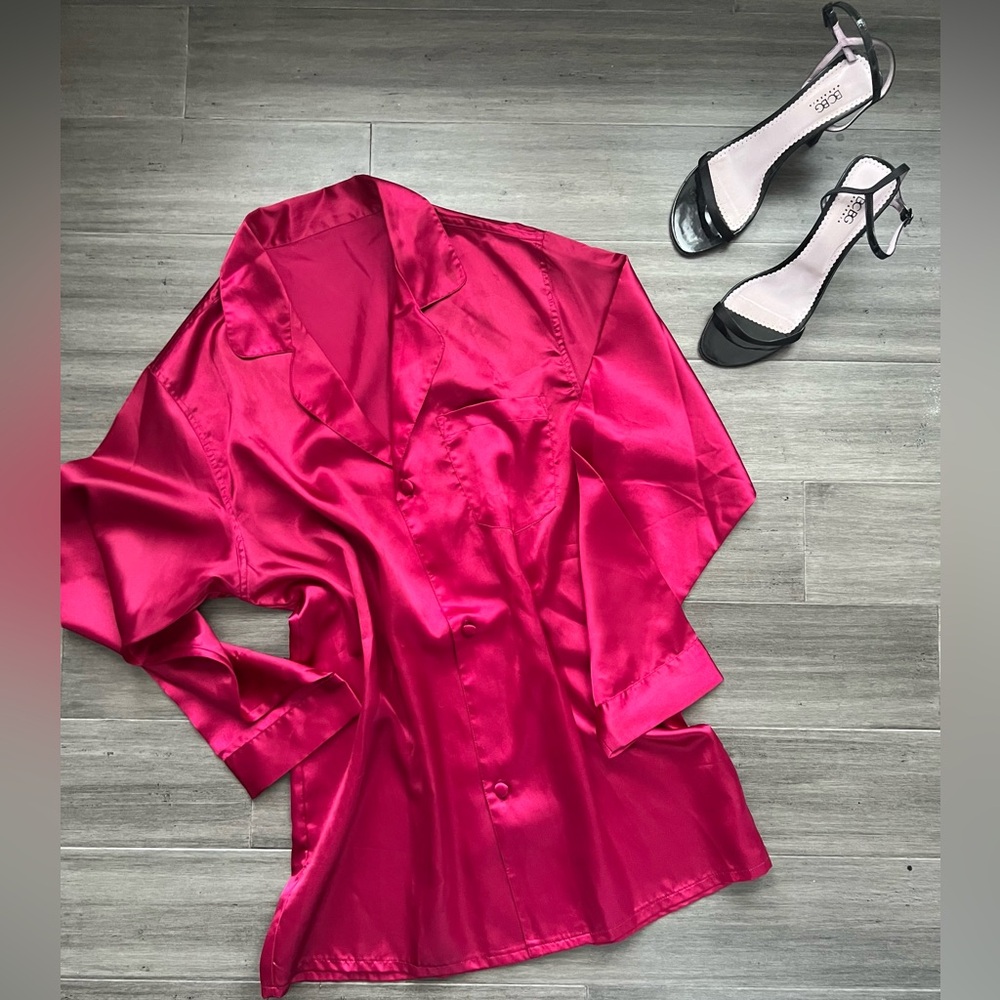 Lady Cameo Women’s Burgundy Sleep Shirt / XL